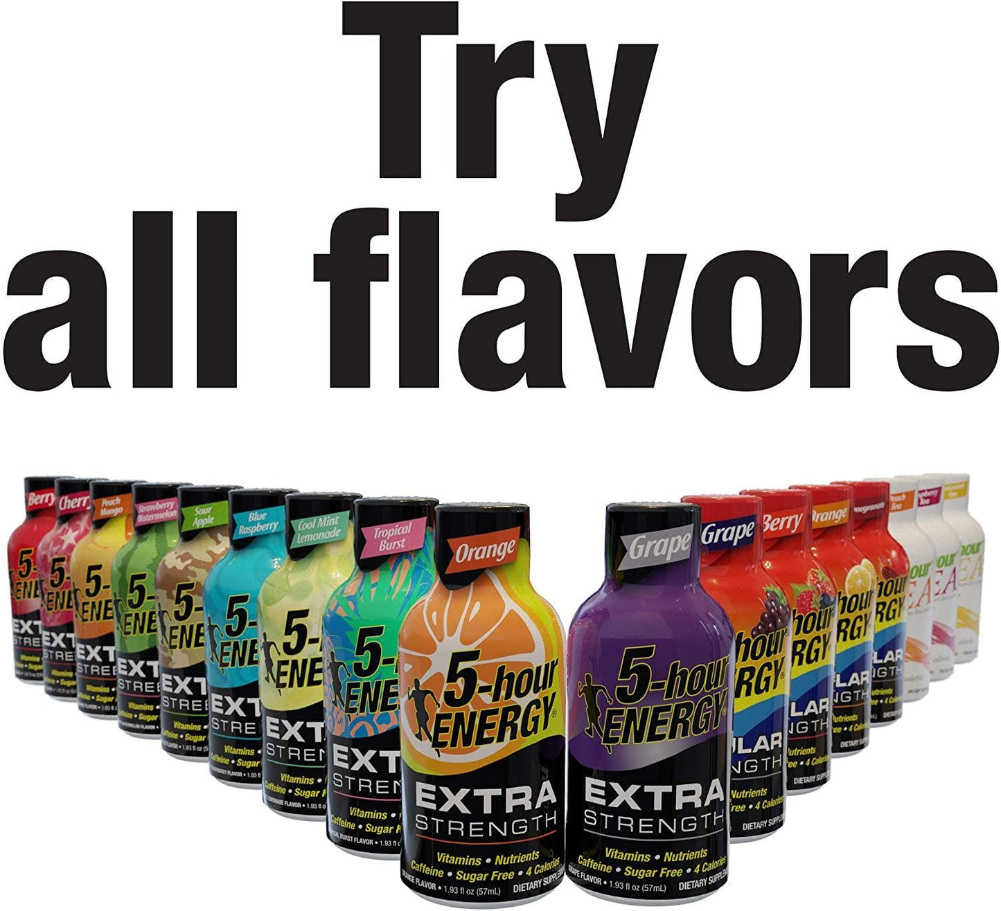 Living Essentials 5 Hour Energy Supplements, Berry, 12 Count