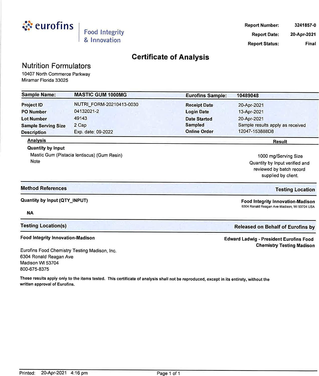 Logic Nutra Premium Mastic Gum 1000 mg Supports Gastrointestinal Health, Digestive System, Immune Function and Oral Wellness Pylori Plex Supports Stomach, Duodenal
