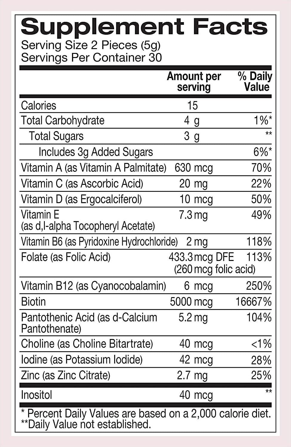 Love Beauty and Planet Berry Extraordinary Gummy Vitamins For Strong Hair and Nails Multi-Benefit Vegan Dietary Supplement Gluten-free, Cruelty-free 60 count