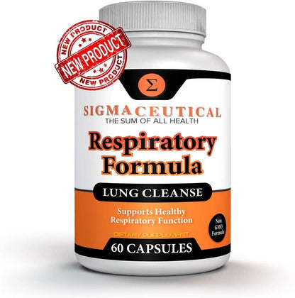 Lung Cleanse for Smokers - Sinus Relief - Allergy Relief – Breathe Clear, Healthy and White - Lung Detox for Smokers - Supplement for Lung Health - 60 Capsules