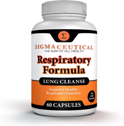 Lung Cleanse for Smokers - Sinus Relief - Allergy Relief Breathe Clear, Healthy and White - Lung Detox for Smokers - Supplement for Lung Health - 60 Capsules