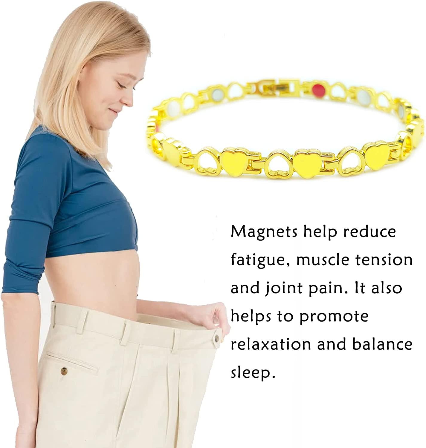 Lymph Detox Magnetic Bracelet Magnetic Lymph Detox Bracelet Lymph Detox Bracelet for Women Magnetic Therapy Anklet