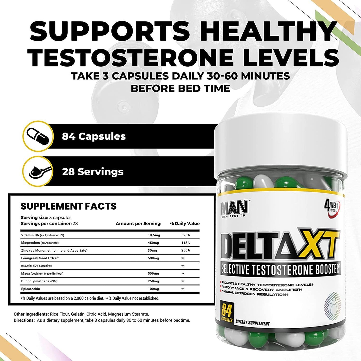MAN Sports Delta XT Capsules