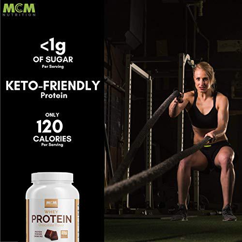 MCM Nutrition - Isolate Whey Protein Powder That's Low Carb - Chocolate (1.6 LB) - Delicious Post Workout Protein - Absorbs Quick and Starts Building Muscle Fast with BCAAs (23 Servings)