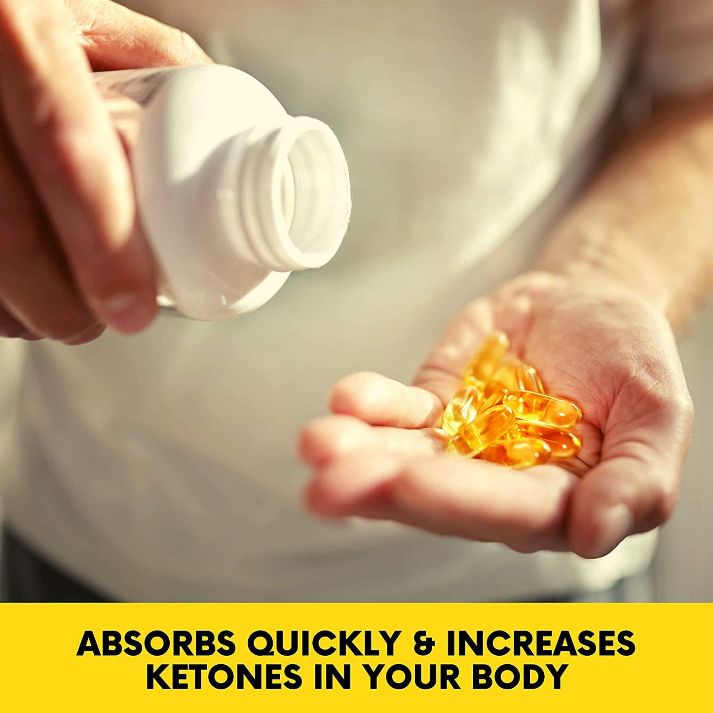 MCM Nutrition Mct Oil Pills - Boosts Energy and Decreases Brain Fog - C8 and C10 Mct Oil Softgel (2000Mg) Vegan and Fast Absorbing Coconut Oil Pills - Increases Ketones For Keto Diet (30 Servings) By