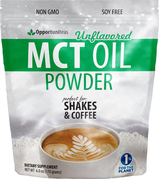 MCT Oil Powder - Delicious Creamer for Coffee, Tea, Smoothie, Recipe - Perfect Supplement for Keto, Ketogenic Diet - Easy Digestion and Instant Energy - Non GMO, Gluten Free, Soy Free - 6 oz