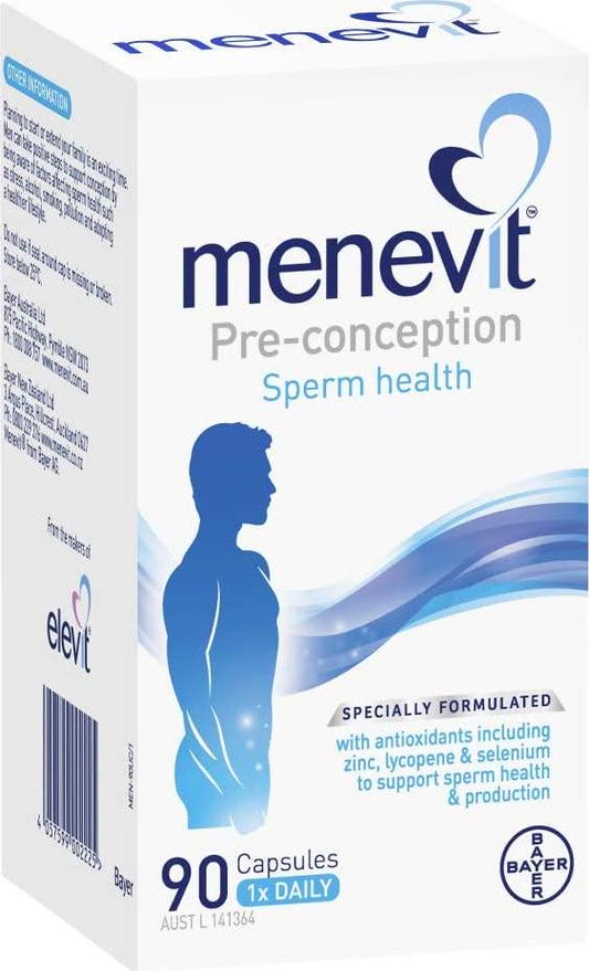 MENEVIT Male Fertility Supplement Capsules, 174 g, 90 Count