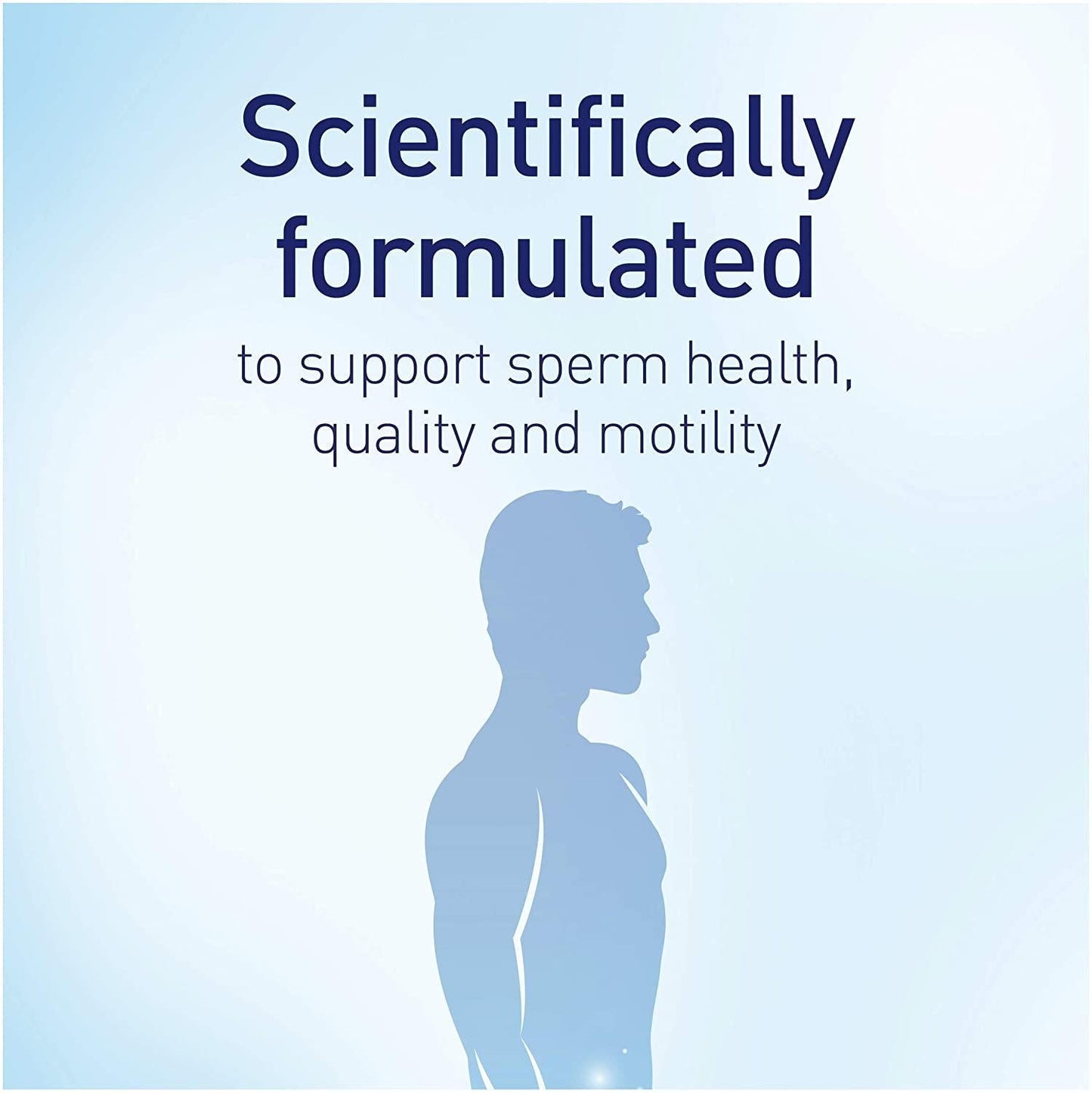 MENEVIT Male Fertility Supplement Capsulesx, White and Blue, Gray, 30 Count