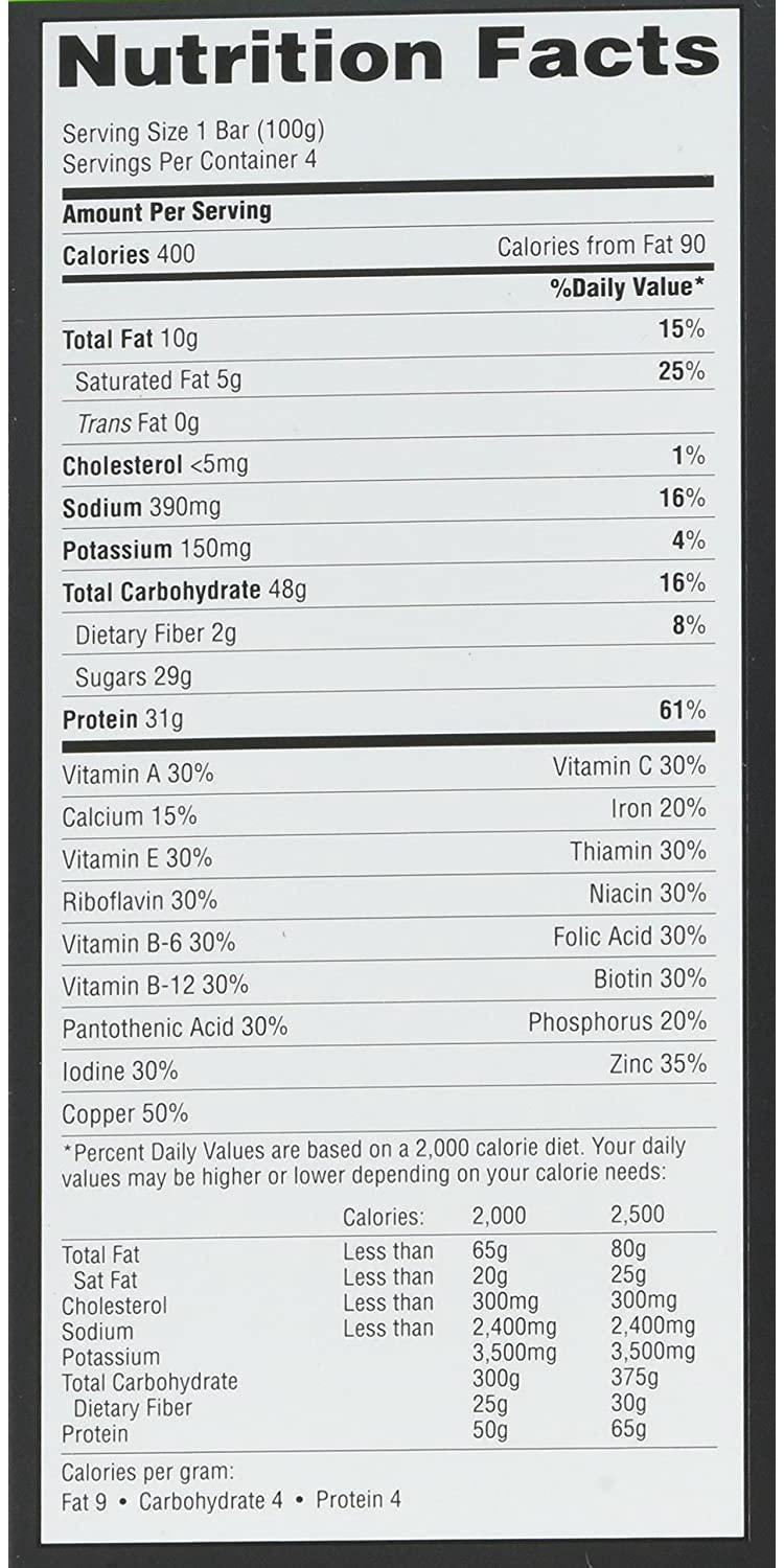 MET-Rx Big 100 Colossal Crispy Apple Pie, 4 count Value Pack