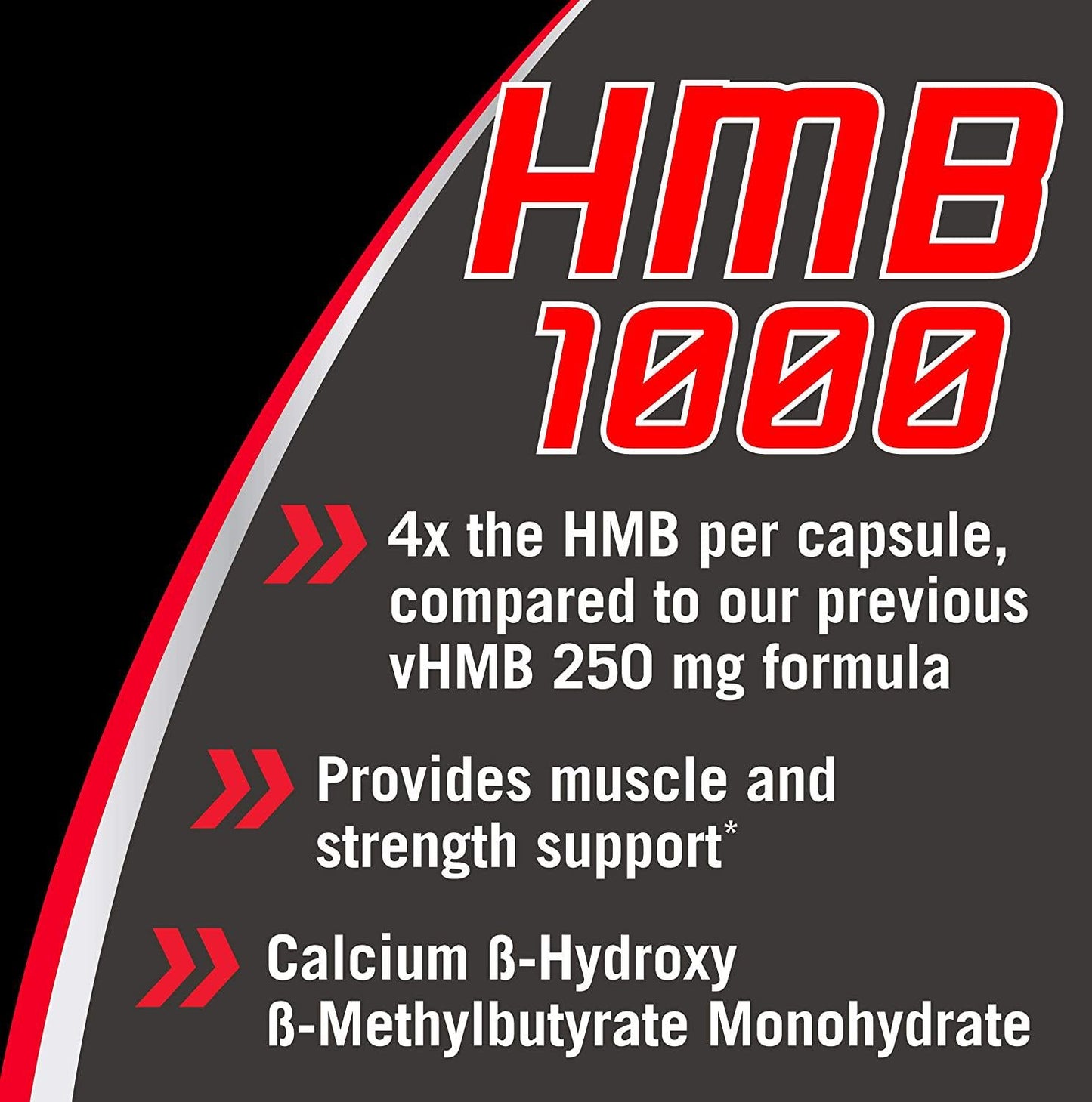 MET-Rx HMB 1000 Diet Supplement Capsules, 90 Count