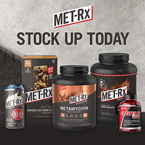 MET-Rx Protein Plus Protein Bar, Peanut Butter Cup, 4 Count Value Pack, High Protein Bar with Vitamins to Support Energy Levels and Muscle Strength, Gluten Free