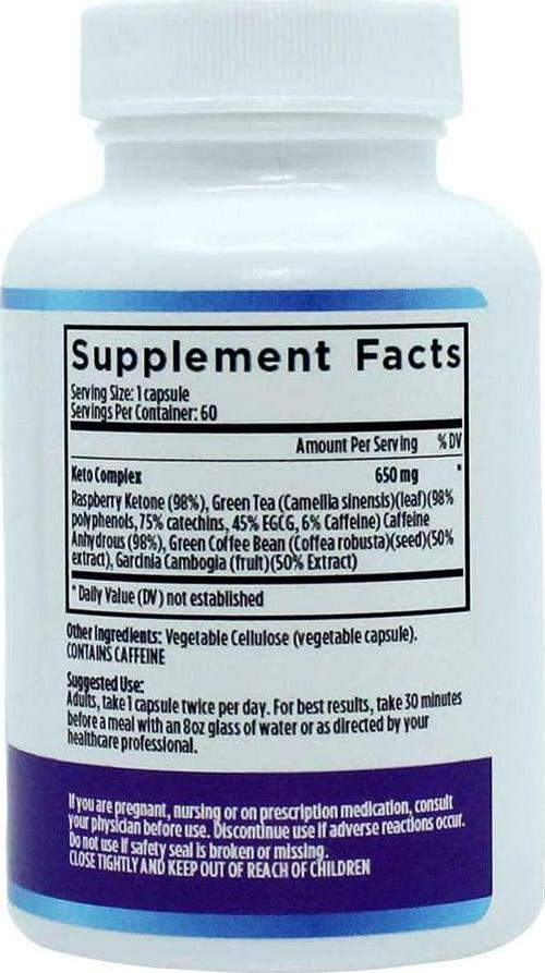 MOJObody Keto Complex Advanced Weight Loss and Support 1 Month Supply Dietary Supplement