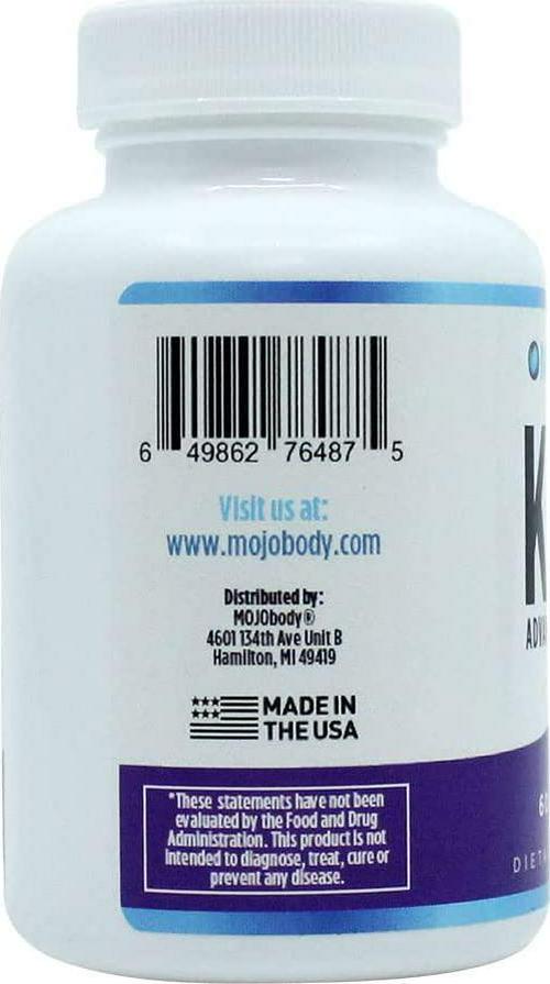 MOJObody Keto Complex Advanced Weight Loss and Support 1 Month Supply Dietary Supplement