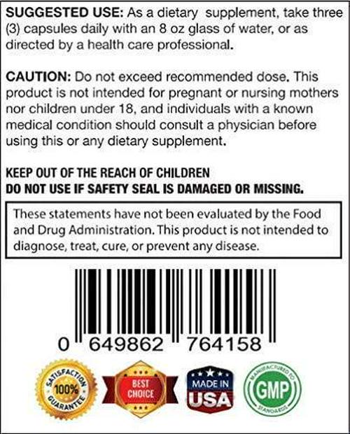 MOJObody Mangosteen Pericarp Capsules, 1500mg per Serving Anti-inflammatory Properties Antioxidant Properties, Combats Free Radicals, Boost Immunity, Xanthone and Nutrient Rich