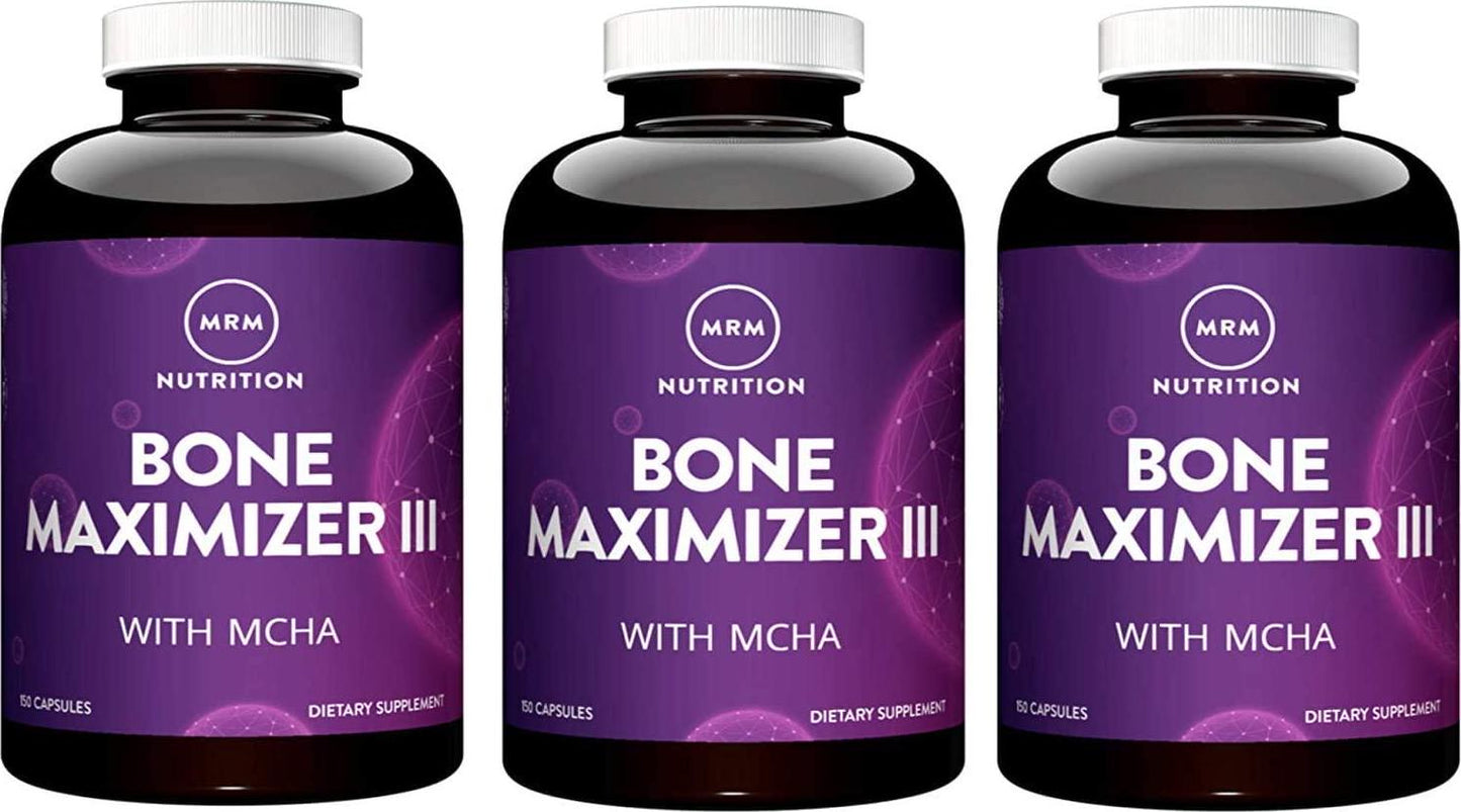 MRM Bone Maximizer III, 150 Capsules (Pack of 3)