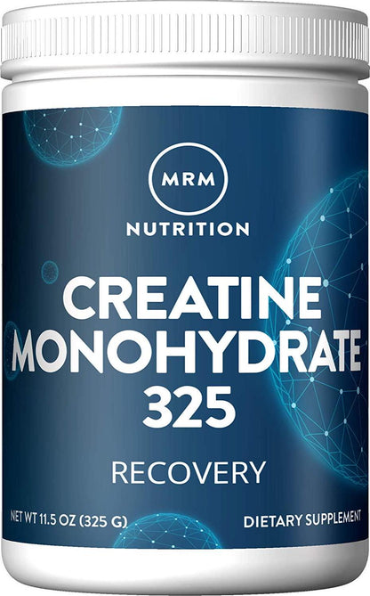 MRM Nutrition Creatine Monohydrate 325 | 100% micronized | Amino acids | Muscle Recovery + Energy Production | Keto + Low-carb Friendly | Performance Powder | 65 Servings