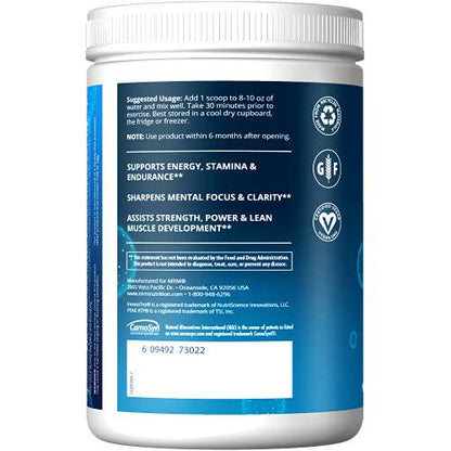 MRM Nutrition Driven Pre-Workout Powder | Mixed Berry Flavored | 125mg Caffeine | Pure Ingredients| Muscle + Hydration + Energy Blends | Performance Energy | Vegan + Gluten-Free | 29 Servings