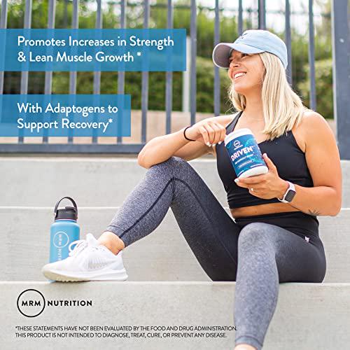 MRM Nutrition Driven Pre-Workout Powder | Mixed Berry Flavored | 125mg Caffeine | Pure Ingredients| Muscle + Hydration + Energy Blends | Performance Energy | Vegan + Gluten-Free | 29 Servings