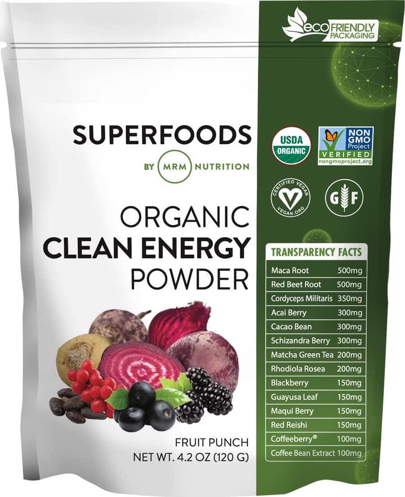 MRM Super Foods - Clean Energy Powder, 4.2 Ounce