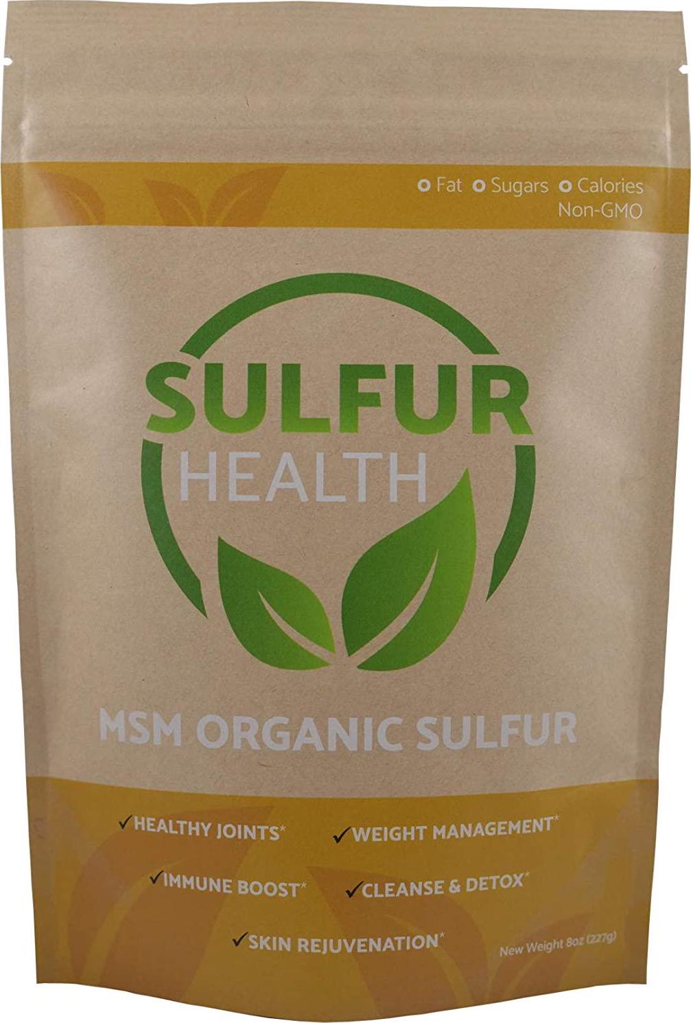 MSM Organic Sulfur - 99.9% Pure MSM Supplement - Lab-Tested and Certified **Same Day Priority Shipping** (1 Pound)