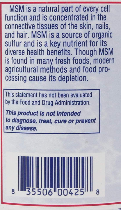 MSM Torpedo Tablets (500 ct)