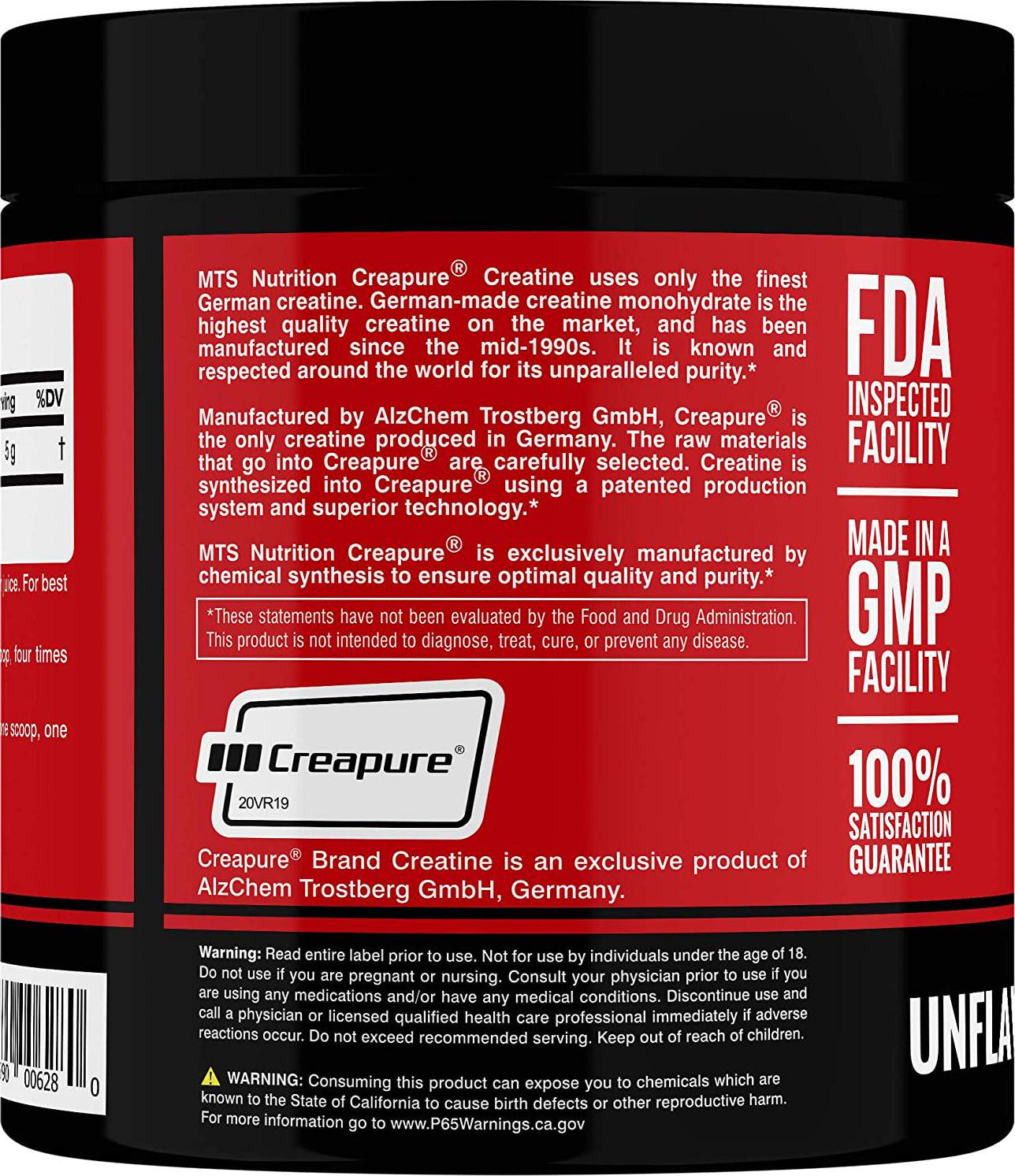 MTS Nutrition MTS Creapure Creatine Unflavoured 400g