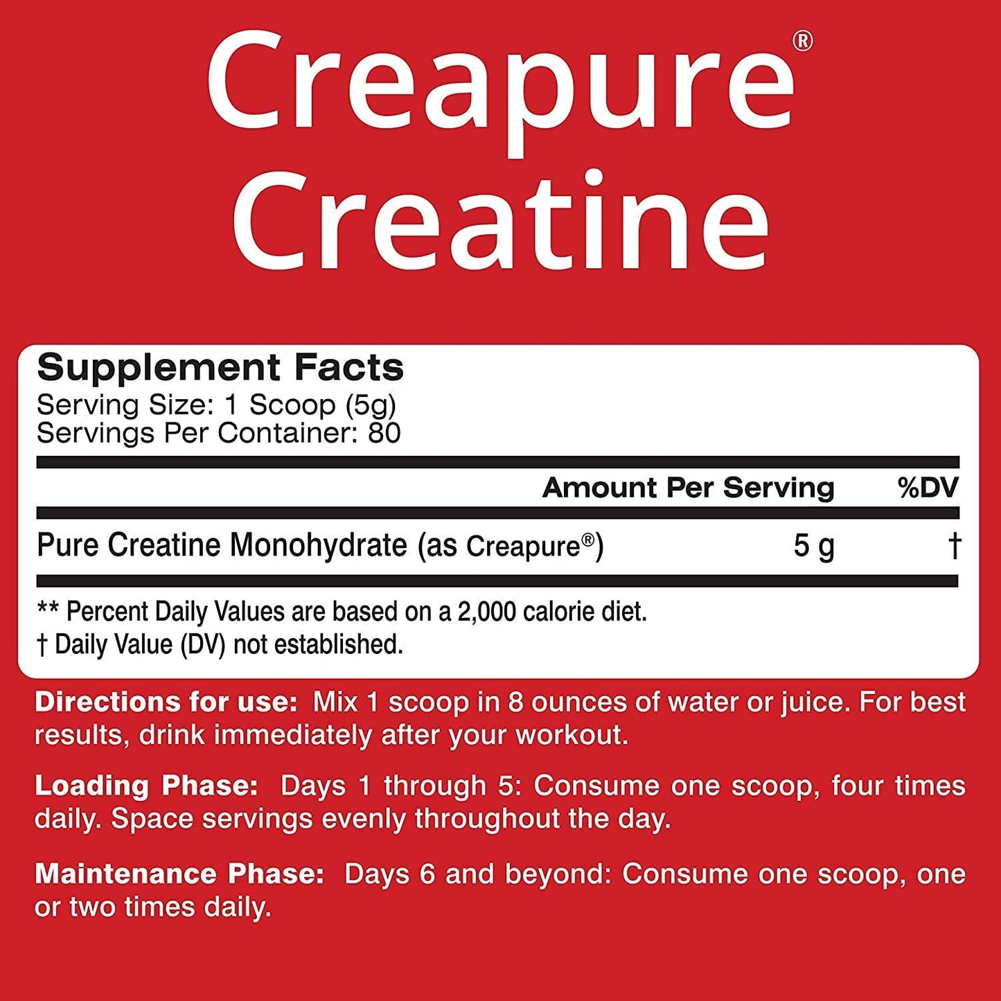 MTS Nutrition MTS Creapure Creatine Unflavoured 400g