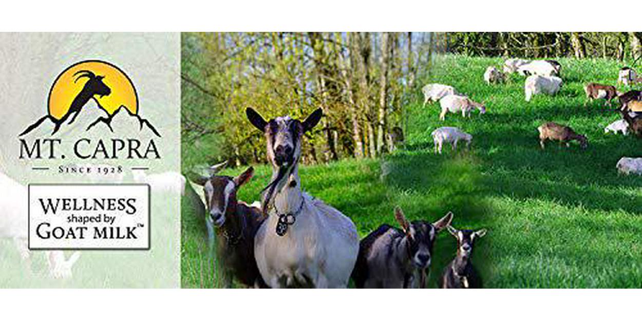 MT. CAPRA SINCE 1928 Double Bonded Protein | Whole Goat Milk Protein with Natural Blend of Casein and Whey from Grass-fed Pastured Goats, Vanilla Bean Flavor - 2 Pounds