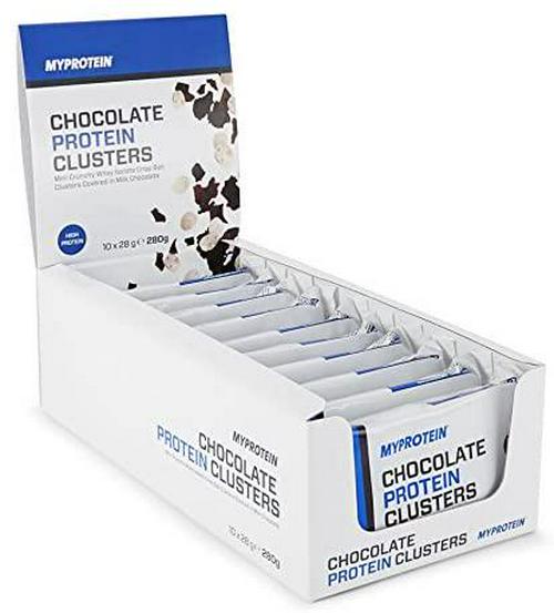 MY PROTEIN Clusters Protein Bar, 28 g, Chocolate, Pack of 12