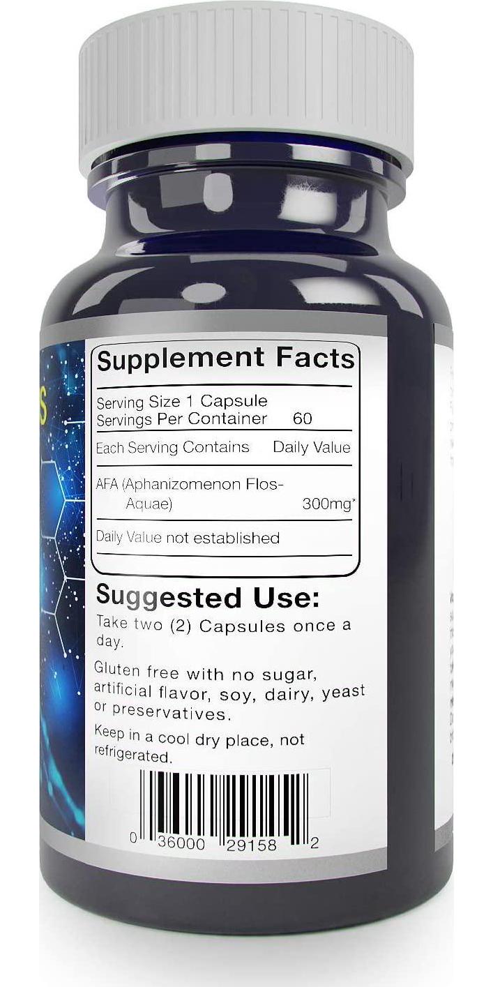 Madre Cell Plus - Stem Cell Supplement - Purest AFA for Adult Stem Cells Renewal, Gluten Free, Stem Cell Enhancer - 60 Capsules