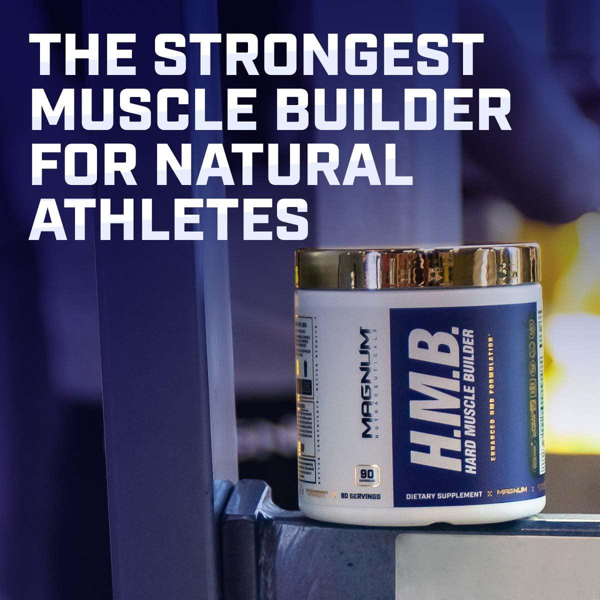 Magnum Nutraceuticals Hard Muscles Builder HMB 90 Capsules with Big C - Creatine Capsules - Creatine Monohydrate and Hydrocloride