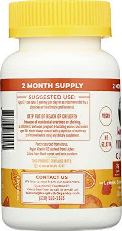 Mary Ruth's Vitamin D3 Gummies, 60 CT