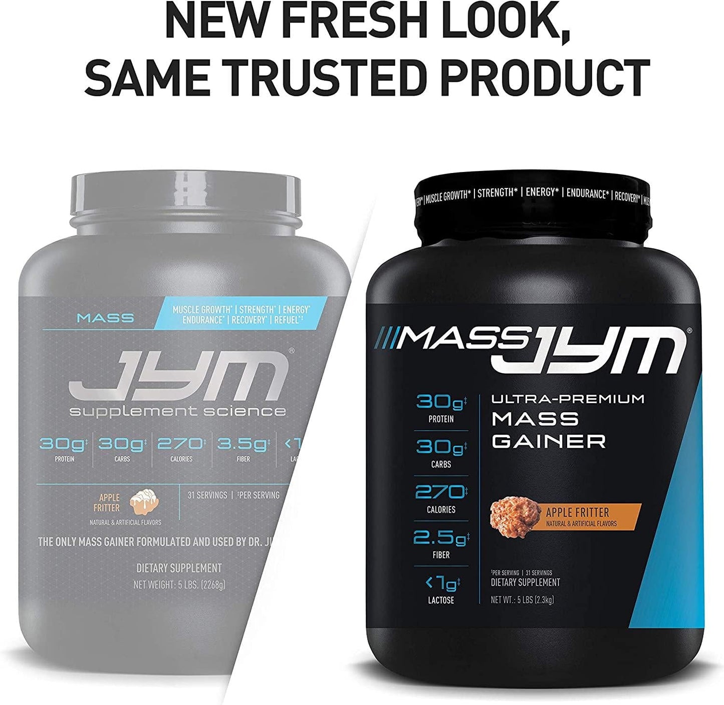 Mass JYM Weight Gainer Protein Powder - Egg White, Milk, Whey Protein Isolates and Micellar Casein | JYM Supplement Science | Chocolate Mousse Flavor, 5 lb,Brown,MAS05CM