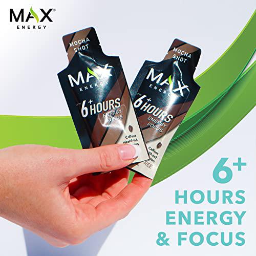 Max Energy Shot, Healthy Energy and Immune Boosters, Sugar Free, 5 Calories Each, Up To 6 Hours Of Energy, 10 Pack (5 of Each Flavor)