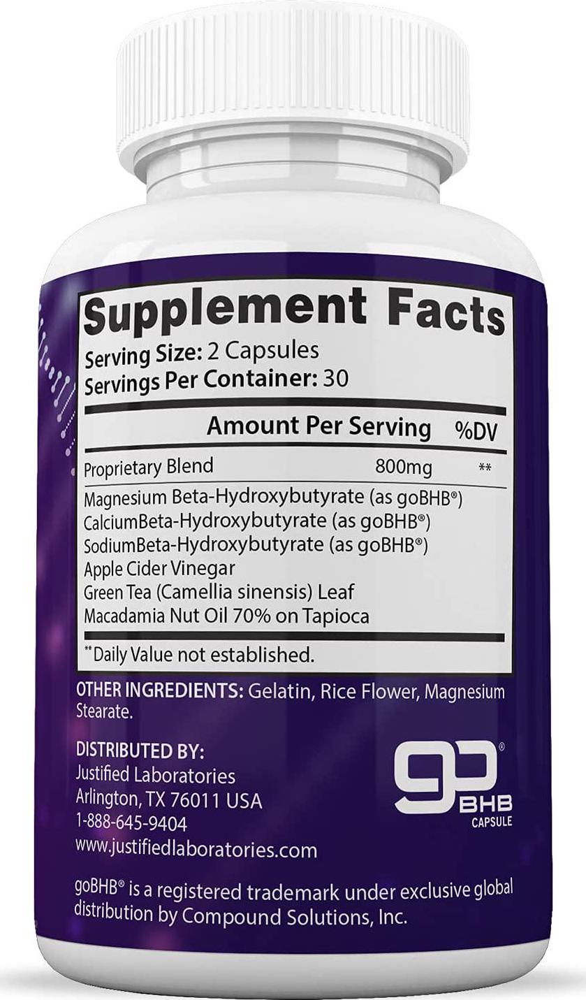 Max Ketosis Fuel Pills Includes Apple Cider Vinegar goBHB Exogenous Ketones Advanced Ketogenic Supplement Ketosis Support for Men Women 60 Capsules