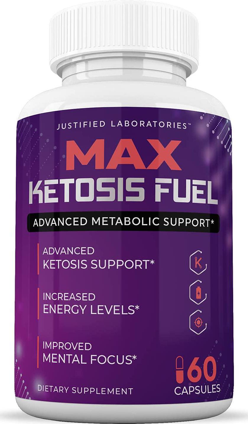 Max Ketosis Fuel Pills Includes Apple Cider Vinegar goBHB Exogenous Ketones Advanced Ketogenic Supplement Ketosis Support for Men Women 60 Capsules