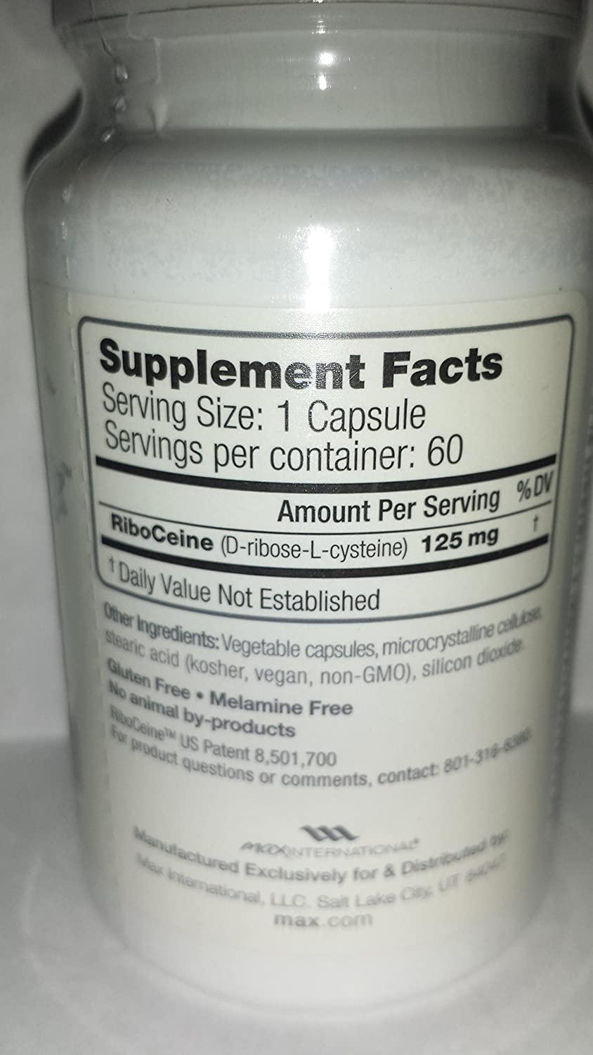 Max One, Focused Riboceine Supplementation, 60 Vegetable Capsules, 30 Servings (Pack of 2)
