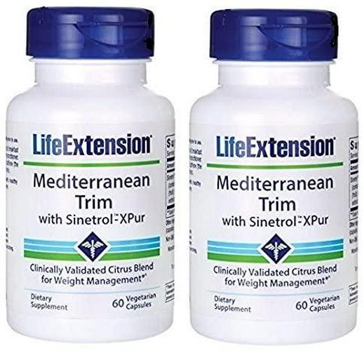 Mediterranean Trim with Sinetrol-XPur 60 Vegetarian Capsules-Pack-2