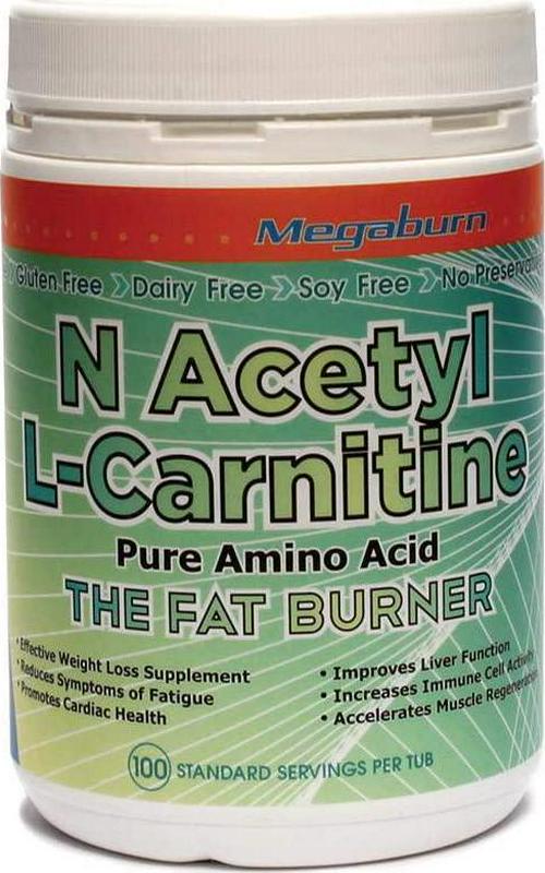 Megaburn N Acetyl L-Carnitine Powder 200 g