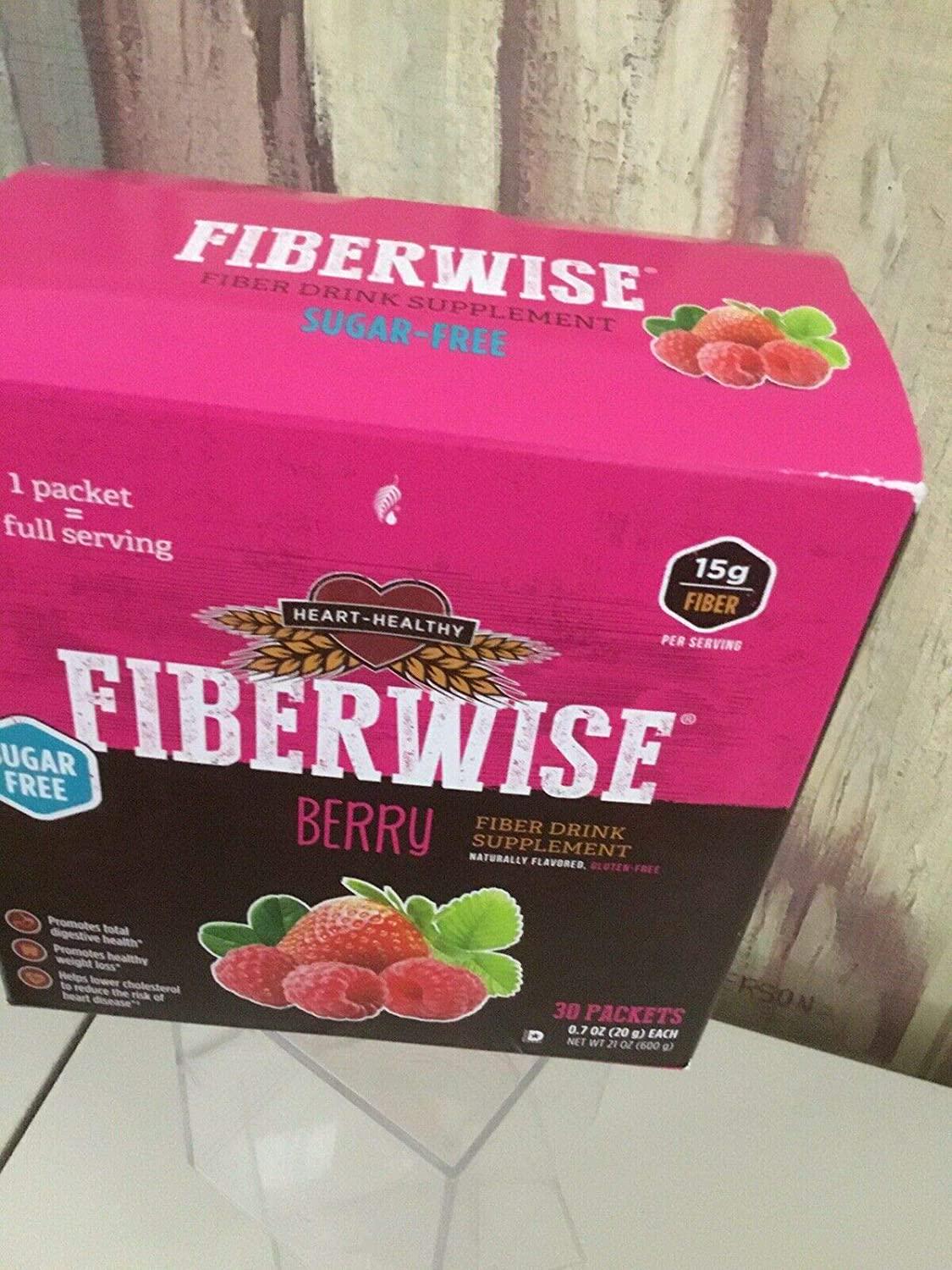 Melaleuca Fiberwise Fiber Drink Mix Supplement, Berry, 30 Packet Servings