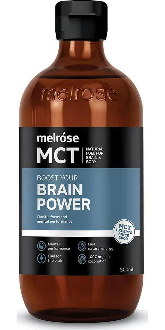 Melrose MCT Oil Brain Power, 100% Coconut Oil 500ml