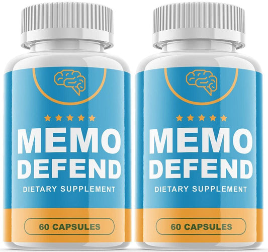 Memo Defend for Memory Supplement Pills (2 Pack)