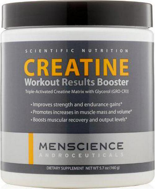 MenScience Androceuticals Creatine Workout Results Booster, 5.7 oz