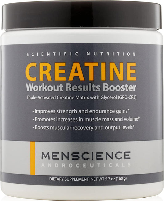 MenScience Androceuticals Creatine Workout Results Booster, 5.7 oz