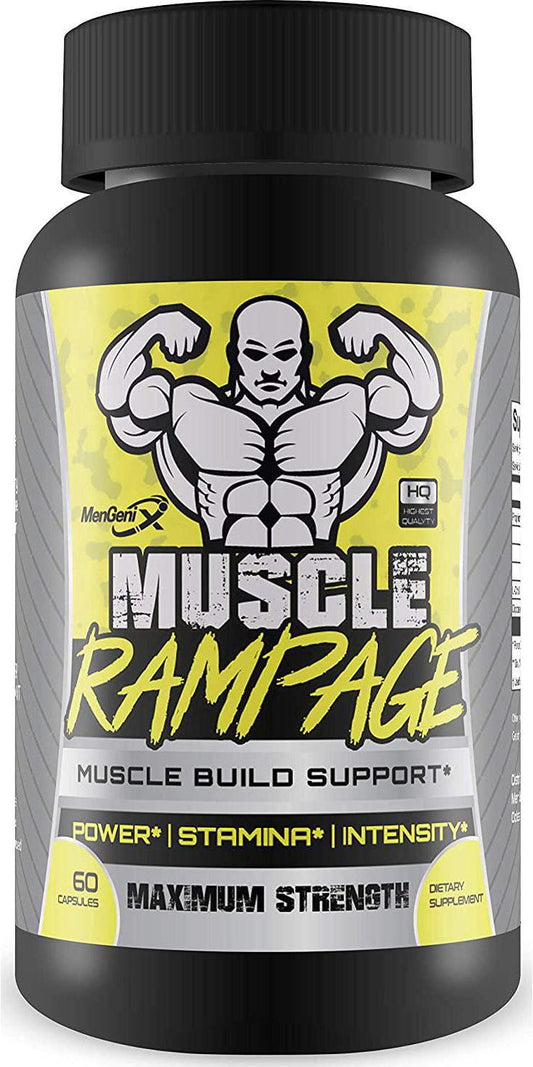 Mengenix - Muscle Rampage - Muscle Build Support - Increase Power-Stamina-Intensity- Build Muscle, Boost Power and Stamina