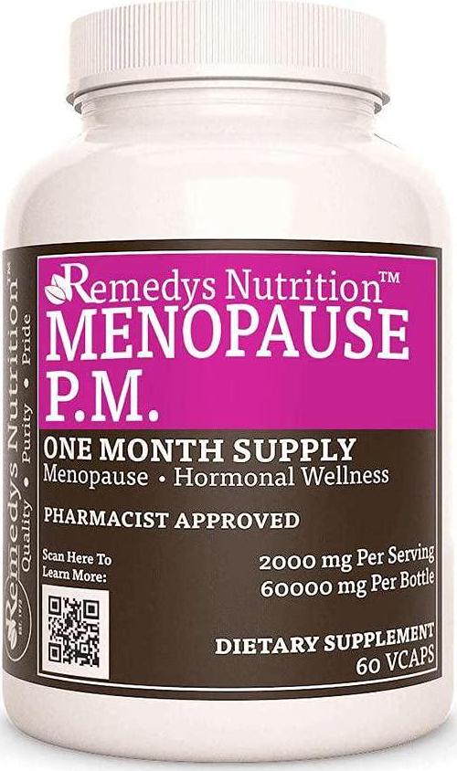 Meno-Pause PM Remedy's Nutrition MEGA Strength 1,000 mg per Capsule/60,000 mg per Bottle Vegan