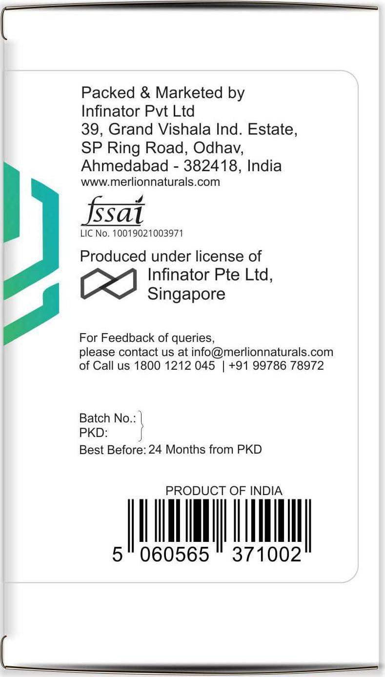 Merlion Naturals Bacopa Tablets (Brahmi) Bacopa monnieri, All Natural, Pure Herbs 500mg x 120 Tablets