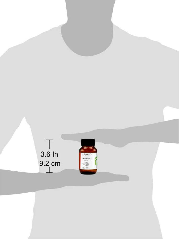 Merlion Naturals Manjistha Tablets ( Indian Maddar ) Rubia cordifolia, All Natural, Pure Herbs 500mg x 120 Tablets