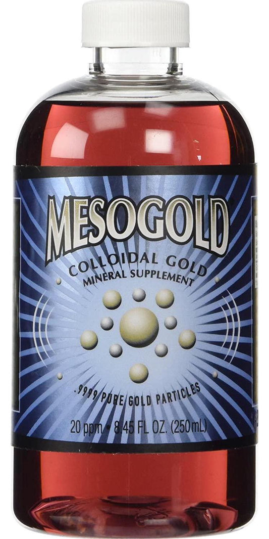 MesoGold 20 ppm Colloidal Gold 250 mL/8.45 Oz