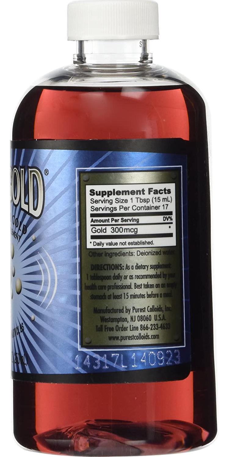 MesoGold 20 ppm Colloidal Gold 250 mL/8.45 Oz